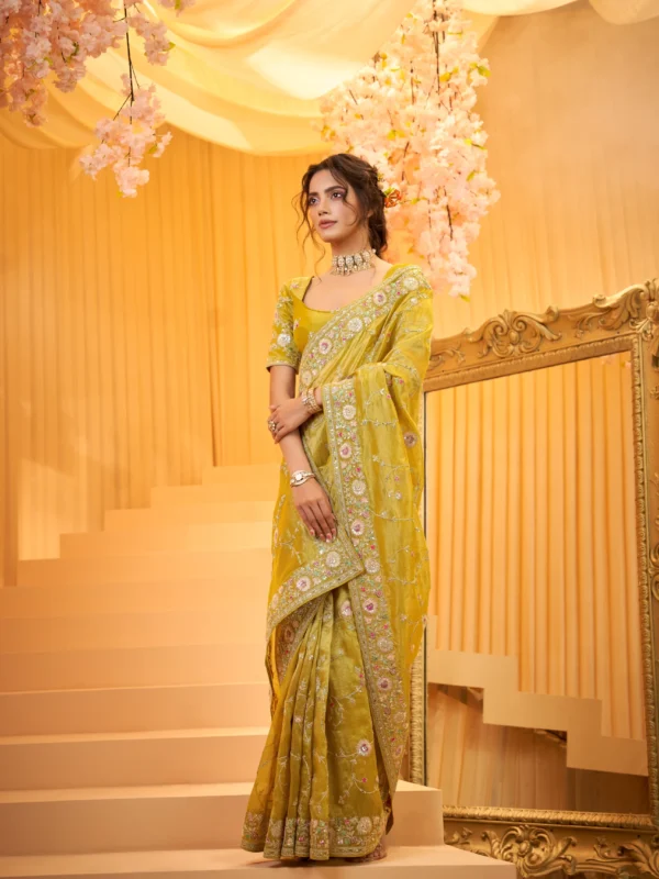lime-green-floral-embroidered-designer-silk-saree-auralia