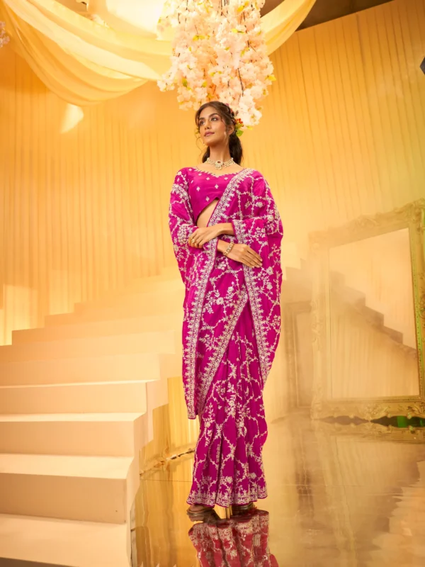 fuchsia-pink-heavy-embroidered-designer-silk-saree-wedding