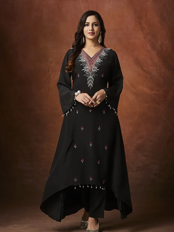 black-designer-palazzo-suit