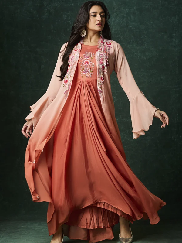 peach-layered-indo-western-drape-set