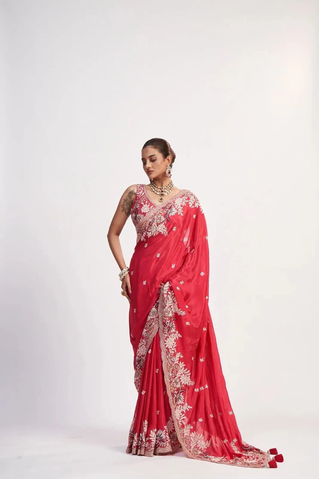 ruby-royale-pure-chinon-designer-saree