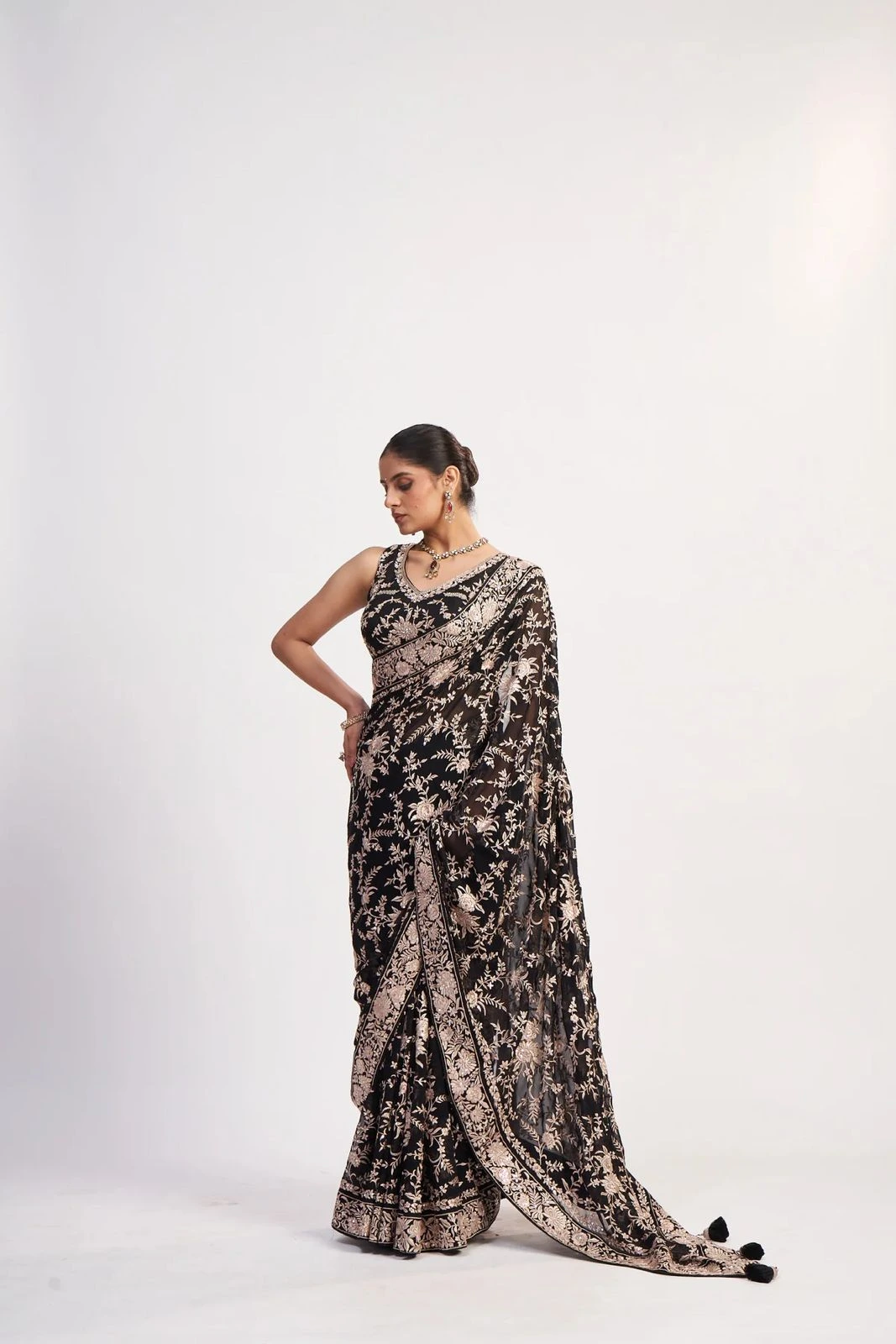 midnight-noor-black-pure-chinon-designer-saree