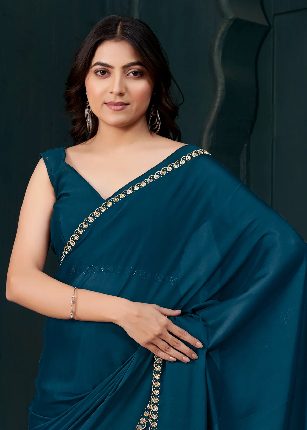 Celeste Collection – Premium Designer Georgette Saree
