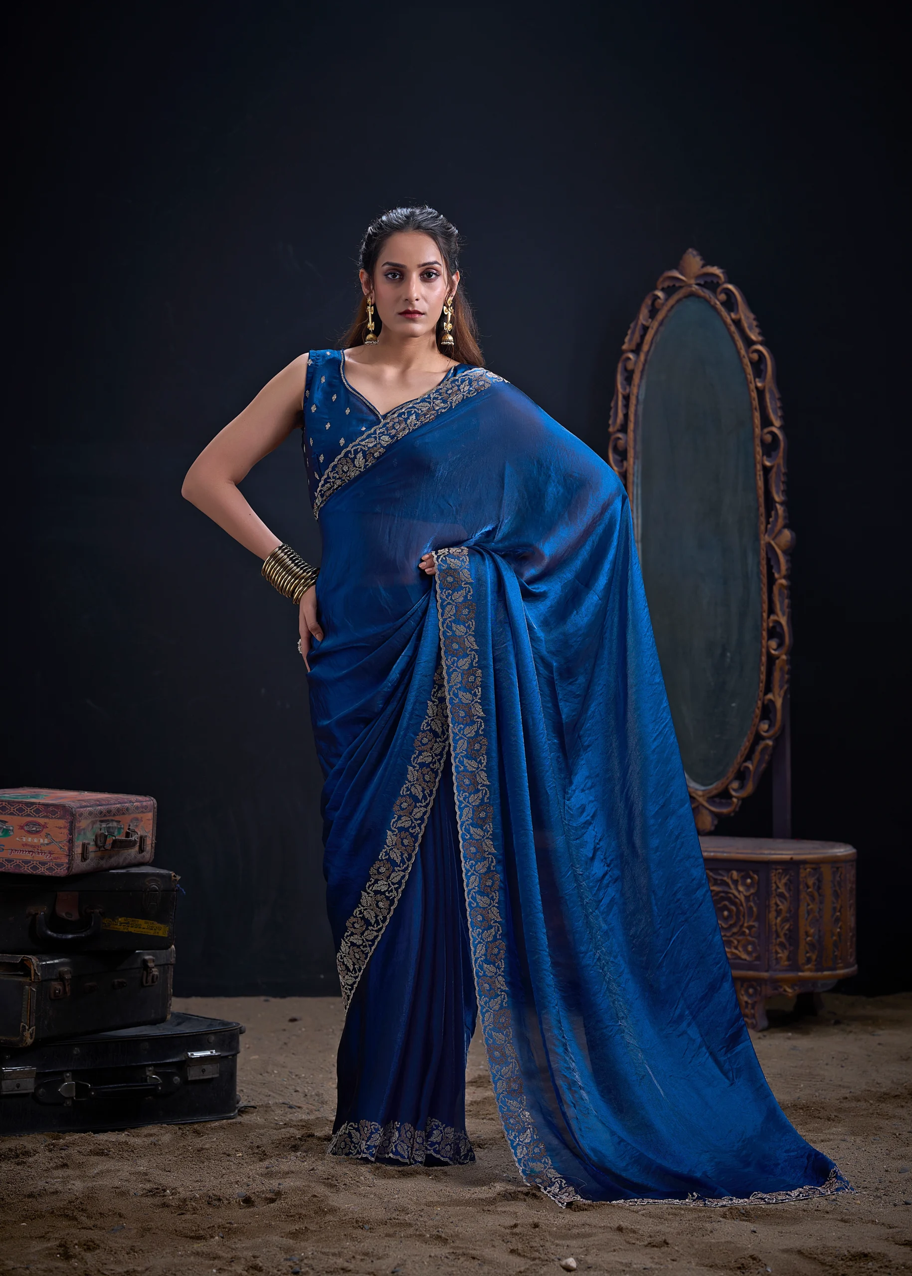 noor-swarovski-crush-shimmer-georgette-designer-saree