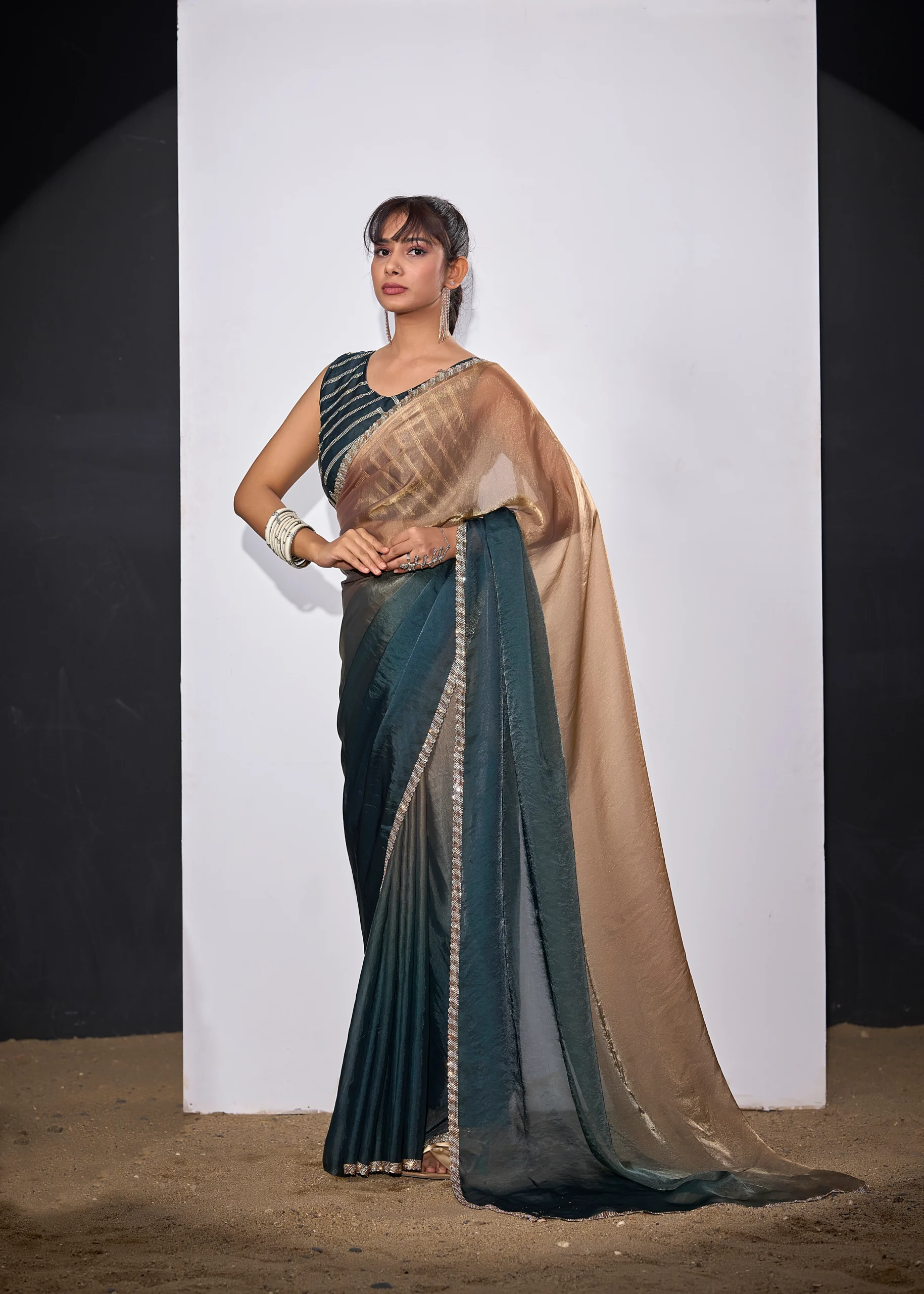 celestia-drape-shimmer-georgette-swarovski-border-saree